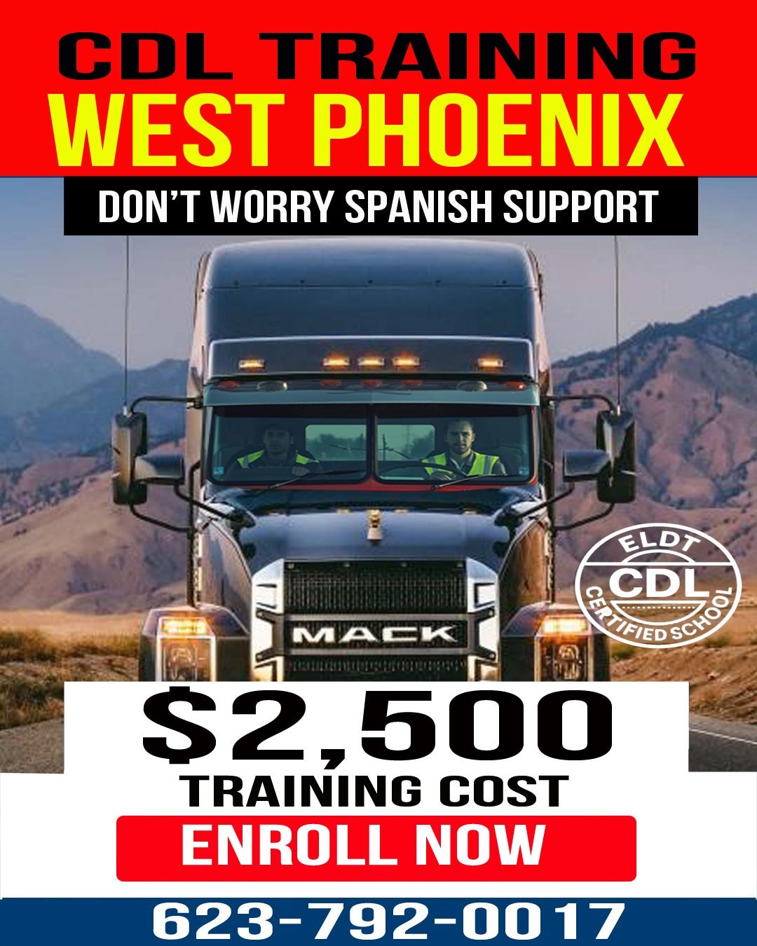 Best CDL Training Near West Phoenix AZ - Success Guaranteed with Elite Spanish Support and Weekend Classes